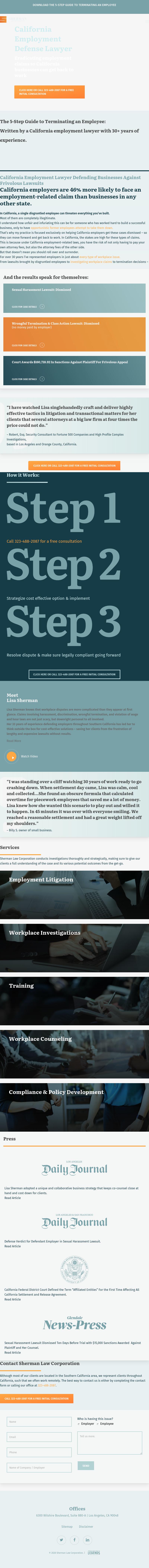 Sherman Law Corporation - Los Angeles CA Lawyers