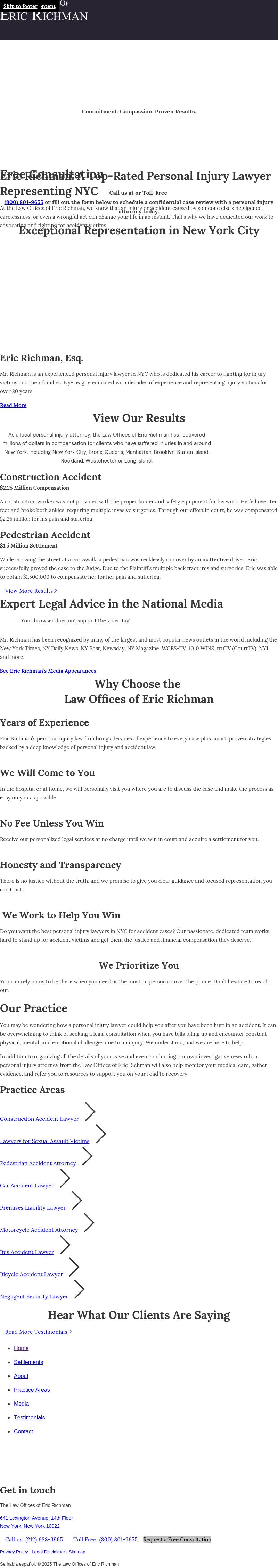 The Law Offices of Eric Richman - New York NY Lawyers