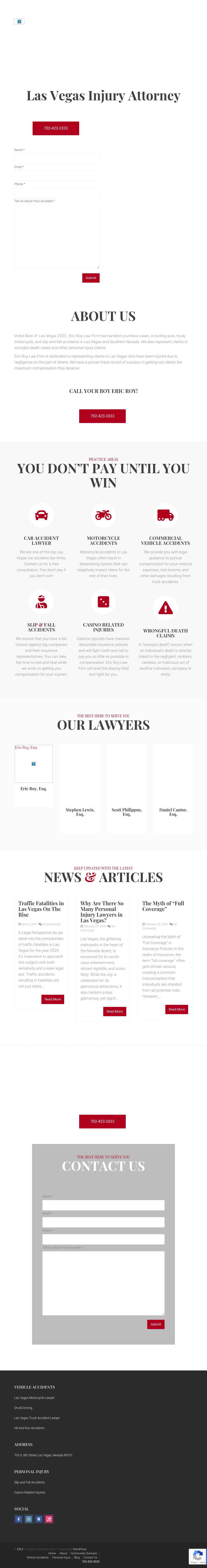 Eric Roy Law Firm - Las Vegas NV Lawyers