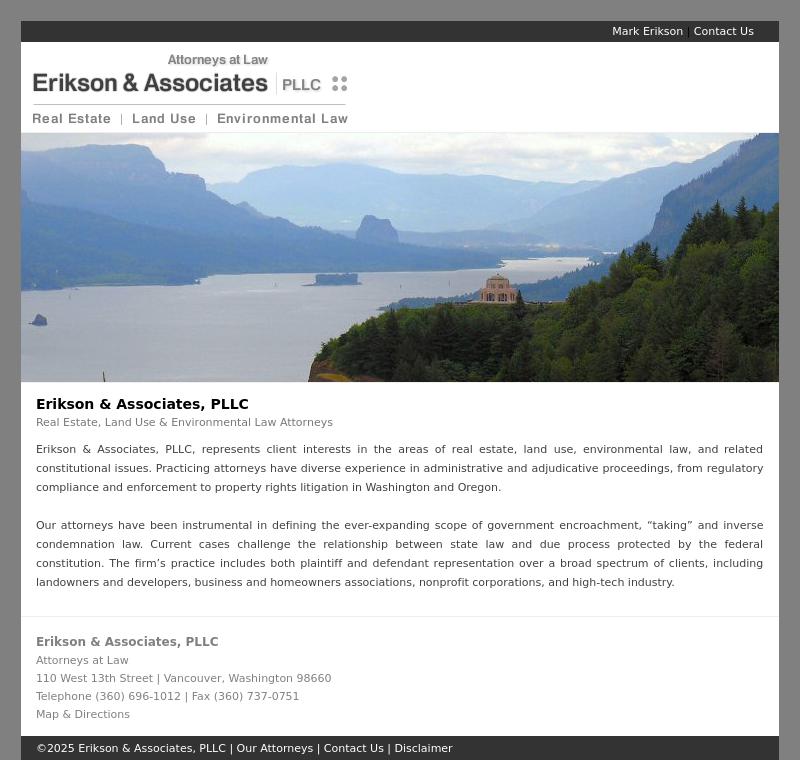 Erikson & Associates, PLLC - Vancouver WA Lawyers