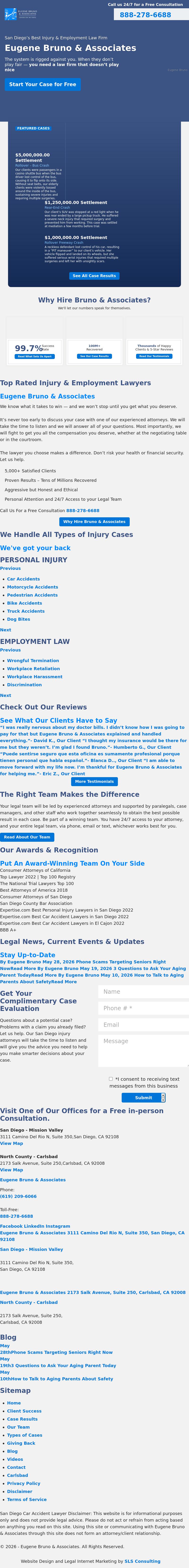 Eugene Bruno & Associates - San Diego CA Lawyers