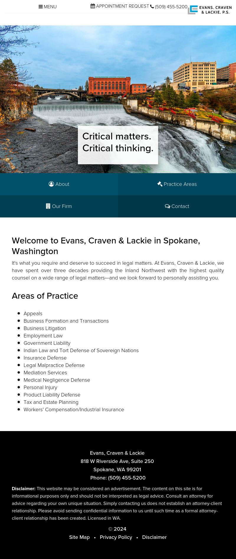 Evans Craven & Lackie PS. - Spokane WA Lawyers