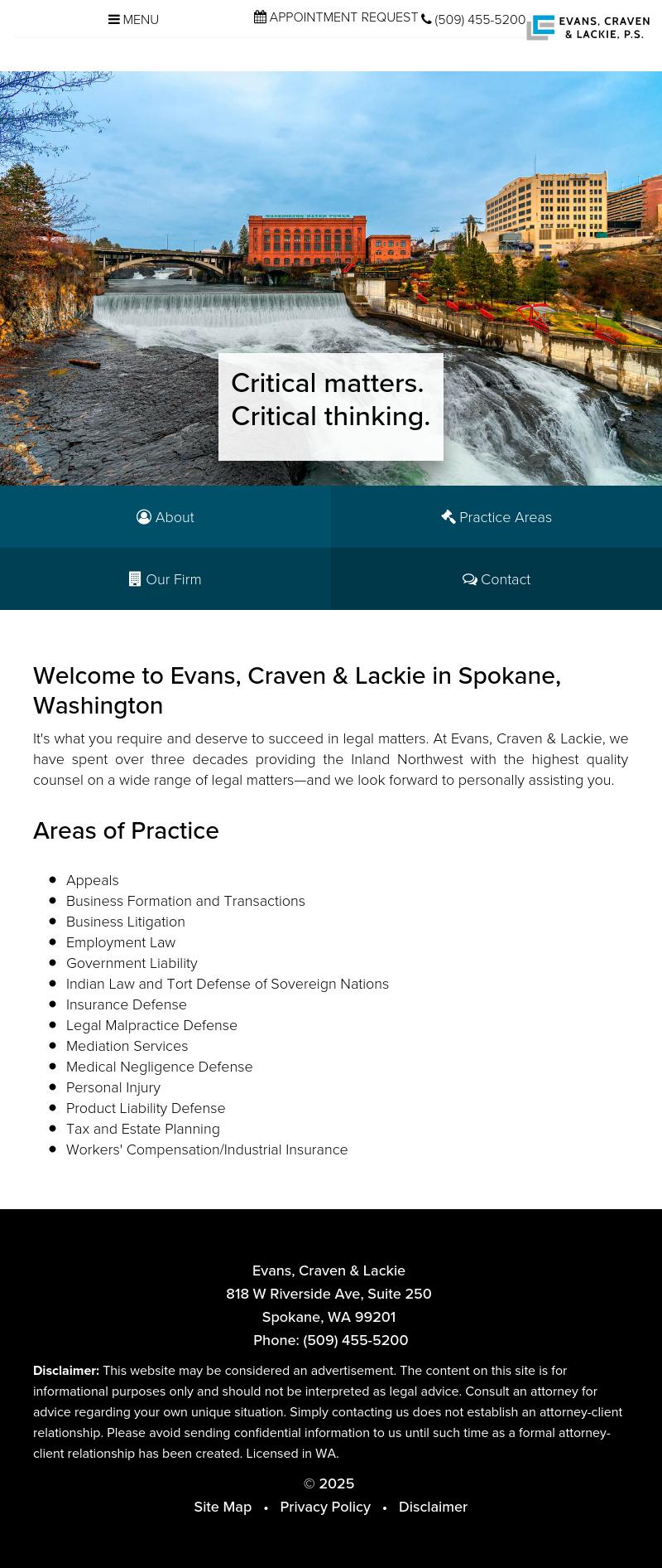 Evans Craven & Lackie PS. - Spokane WA Lawyers