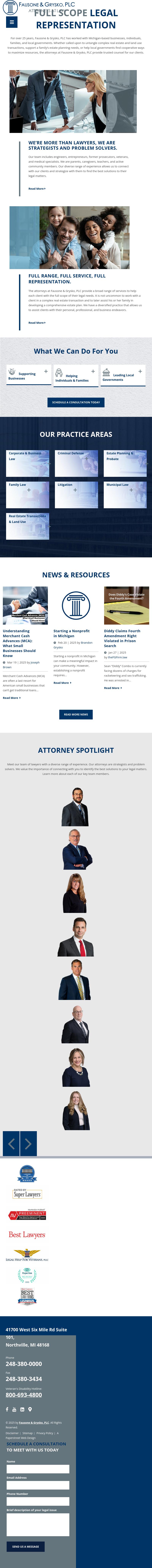 Fausone Bohn, LLP - Northville MI Lawyers