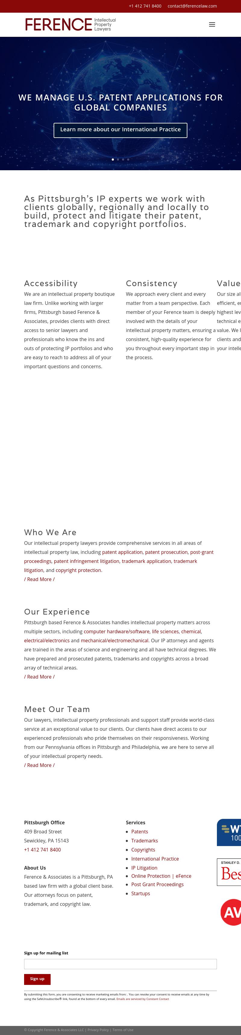 Ference & Associates - Pittsburgh PA Lawyers