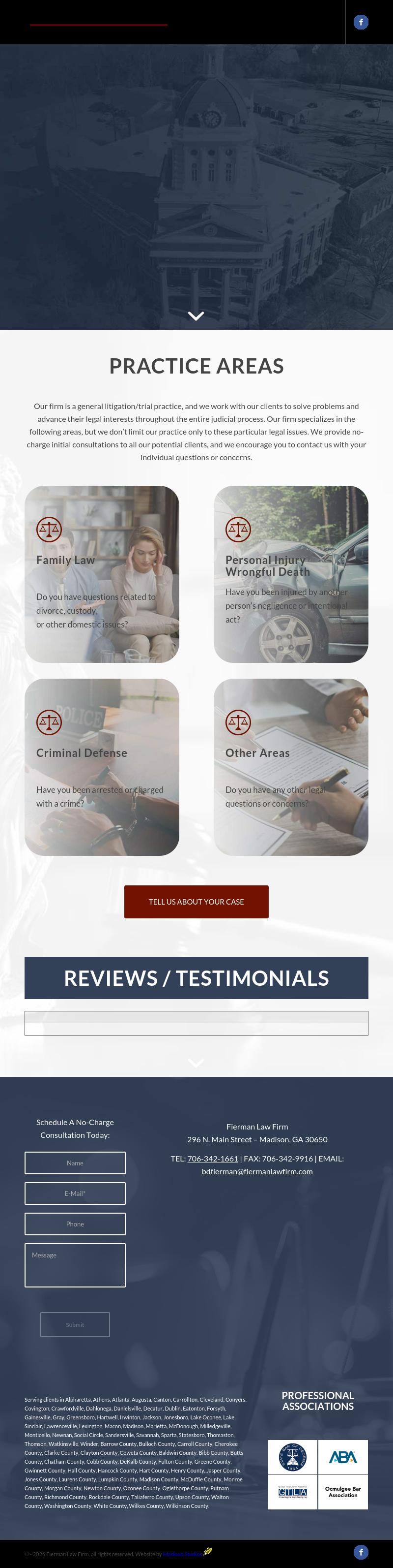 Fierman Law Office - Madison GA Lawyers