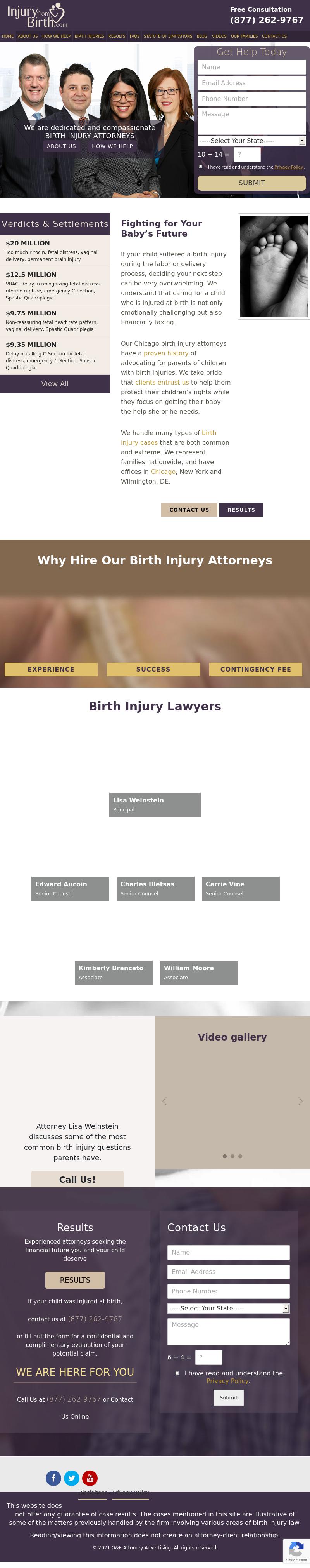 Injury From Birth - Chicago IL Lawyers