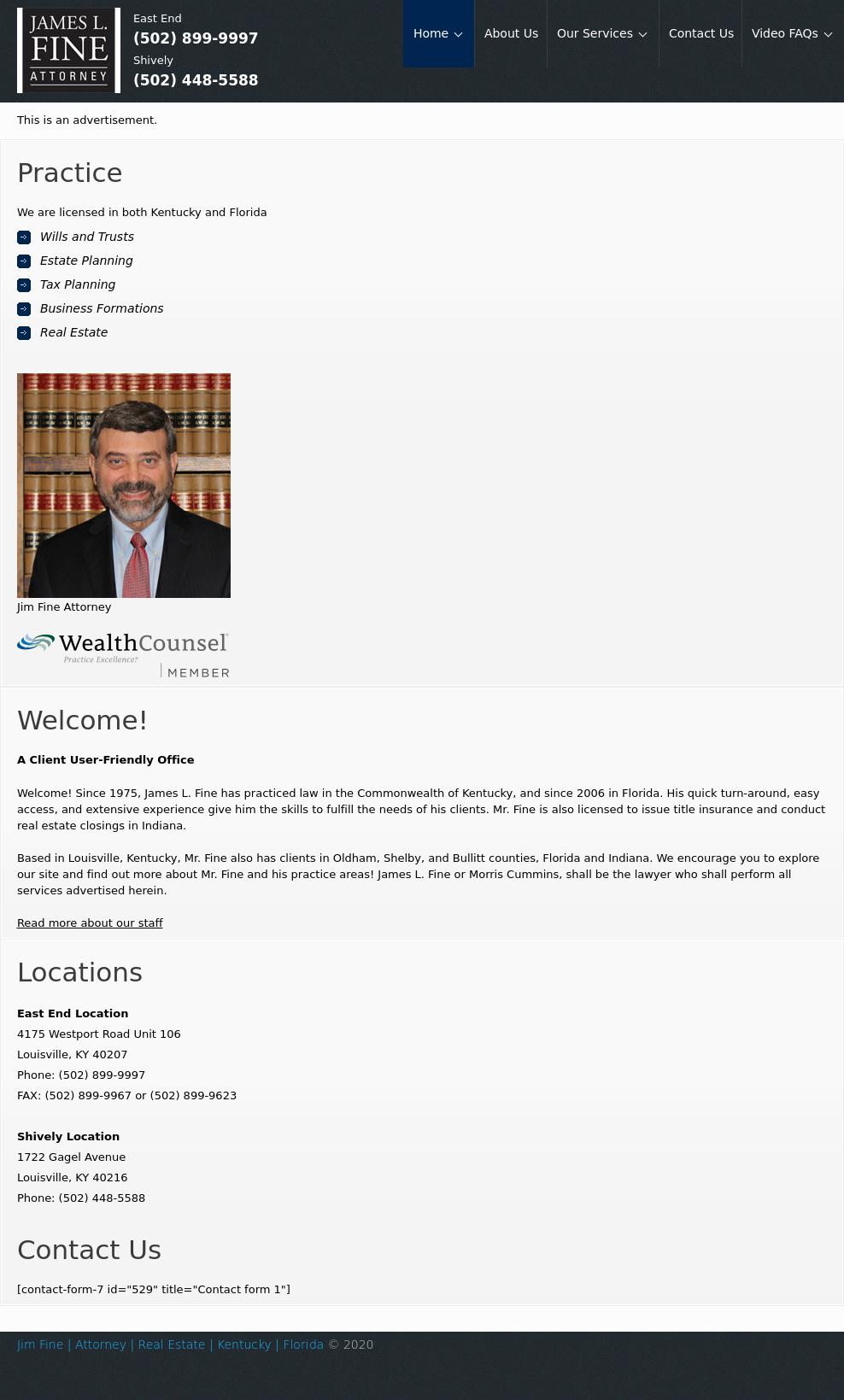 Fine James L Attorney PLLC - Louisville KY Lawyers