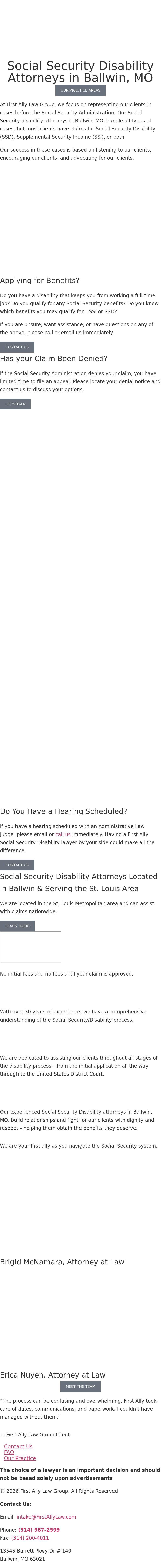 First Ally Law Group - Ballwin MO Lawyers
