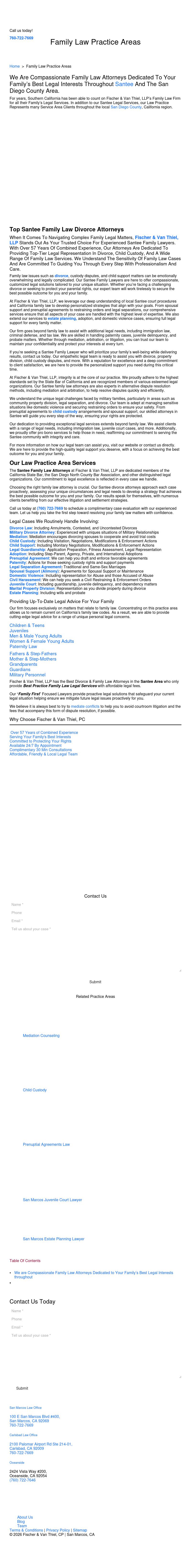 Fischer & Van Thiel, PC - San Marcos CA Lawyers