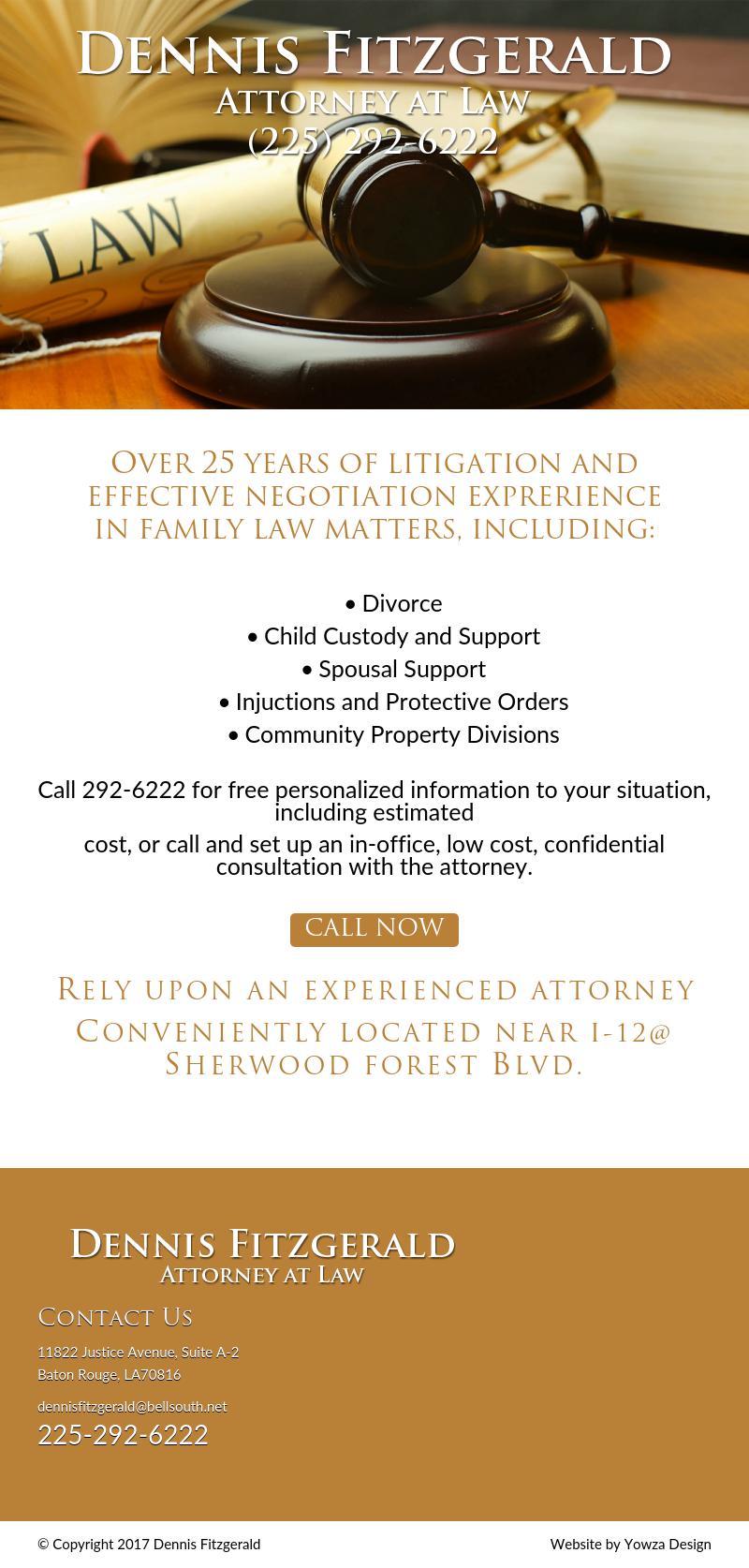 Fitzgerald Dennis Attorney At Law - Baton Rouge LA Lawyers