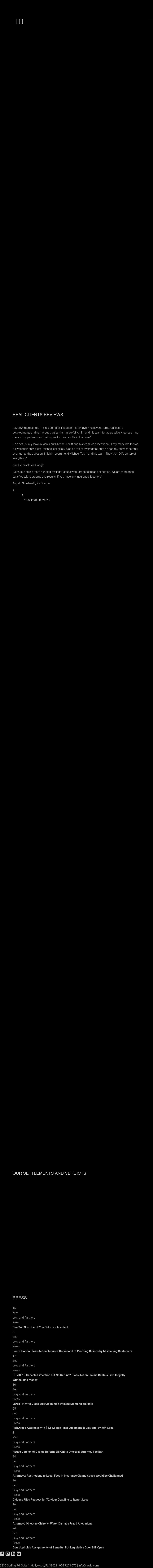 Levy & Partners, Trial Lawyers - Hollywood FL Lawyers