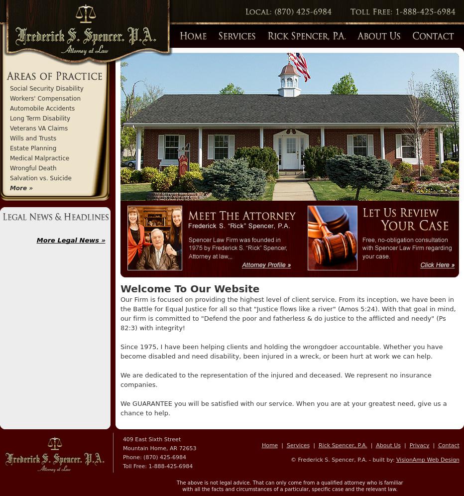 Frederick S. Spencer, Attorney at Law - Mountain Home AR Lawyers