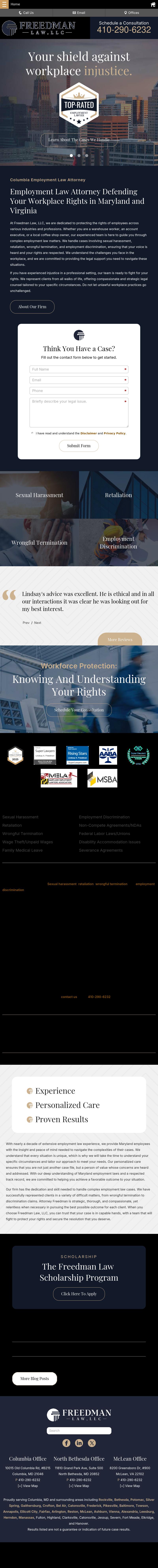 Freedman Law, LLC - Columbia MD Lawyers