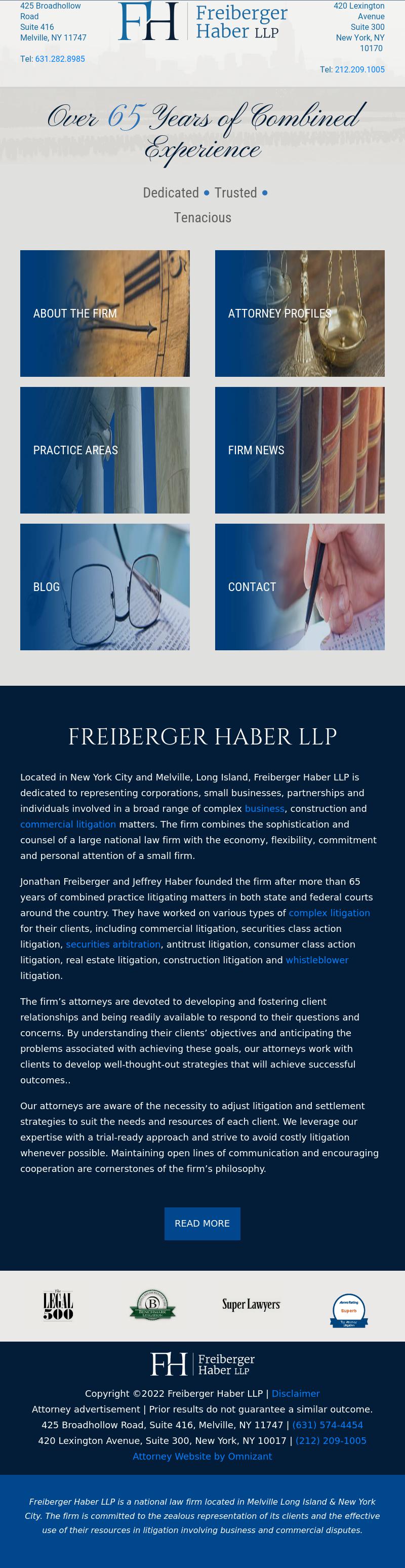Freiberger Haber LLP - New York NY Lawyers