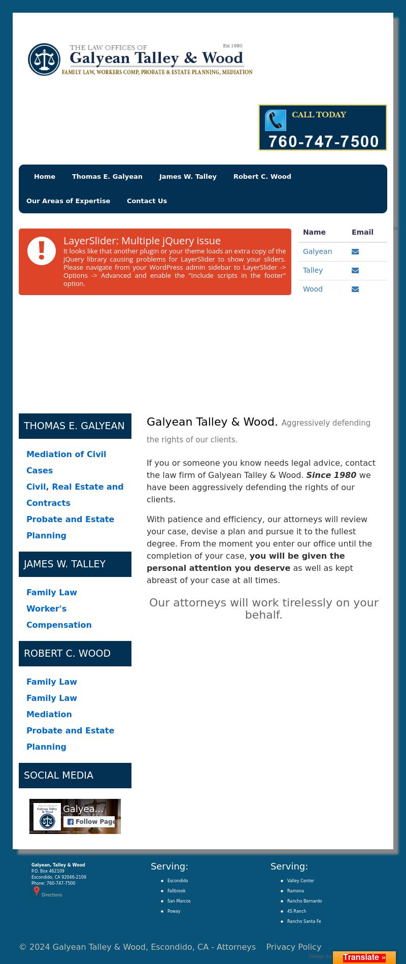 Galyean Talley & Wood - Escondido CA Lawyers