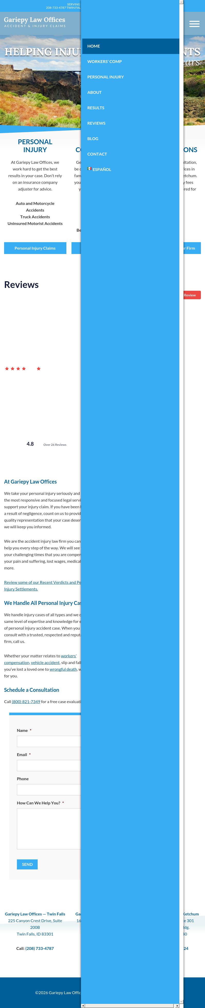 Gariepy Law Offices - Twin Falls ID Lawyers