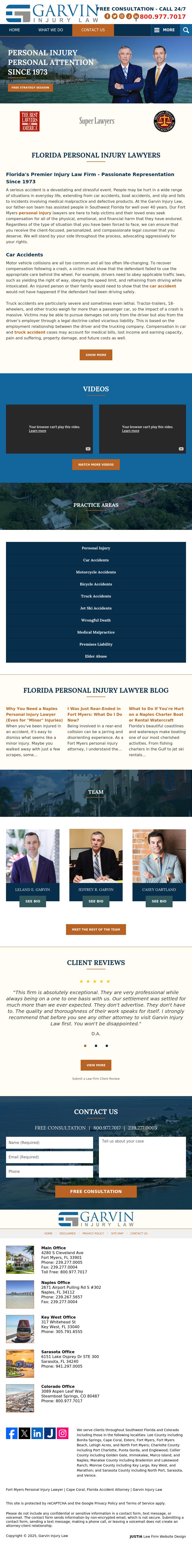 Garvin Law Firm - Fort Myers FL Lawyers