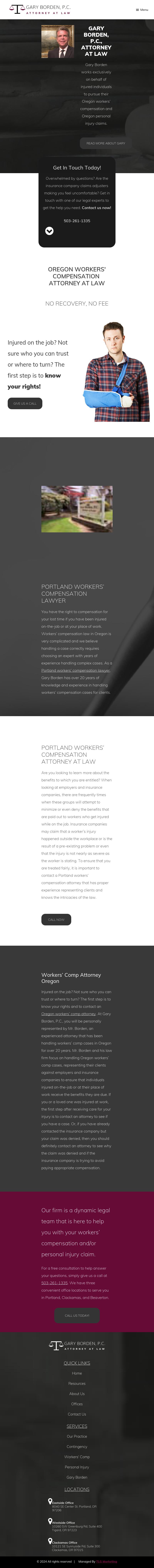 Gary Borden - Portland OR Lawyers
