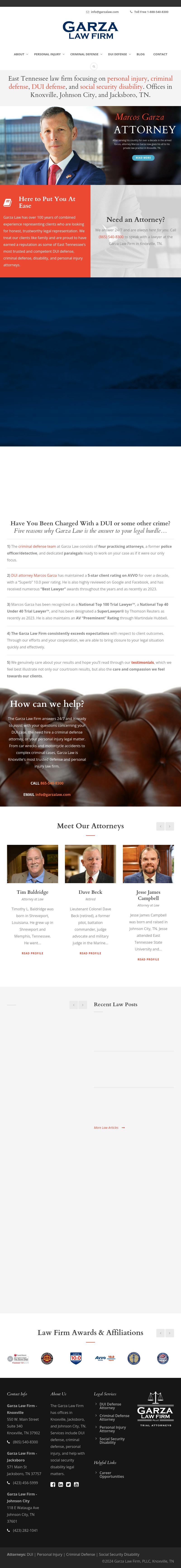 Garza Law Firm PLLC - Knoxville TN Lawyers