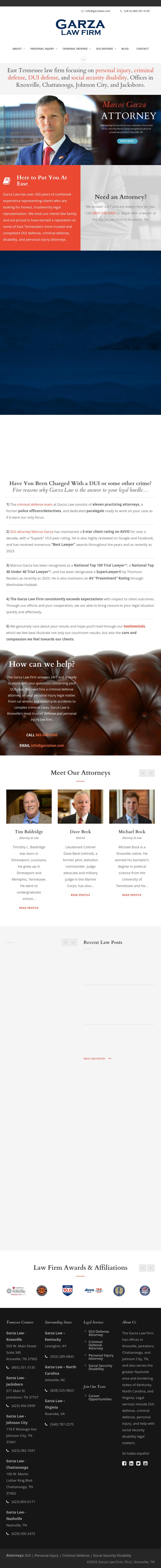 Garza Law Firm PLLC - Knoxville TN Lawyers