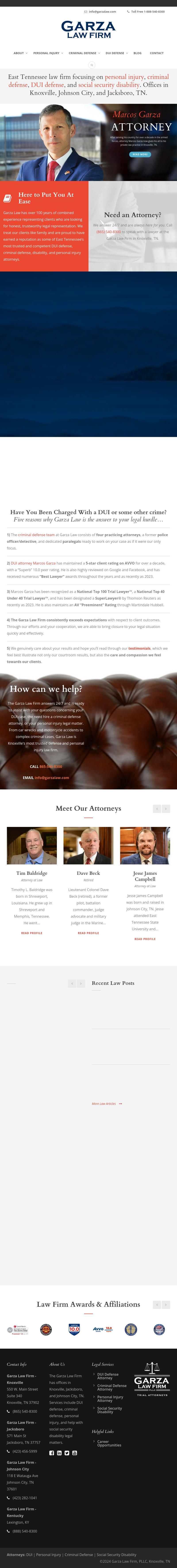 Garza Law Firm PLLC The - Knoxville TN Lawyers