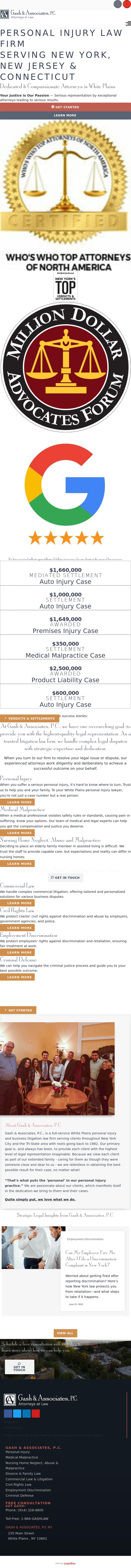 Gash & Associates, P.C. - White Plains NY Lawyers