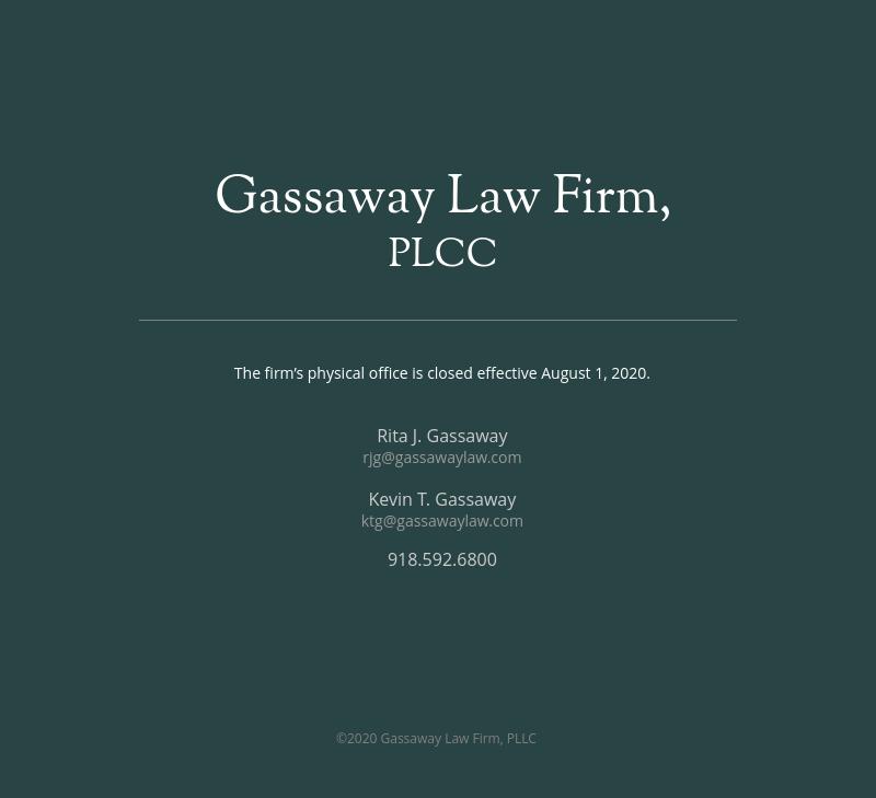 Gassaway Law Firm, P.L.L.C. - Tulsa OK Lawyers
