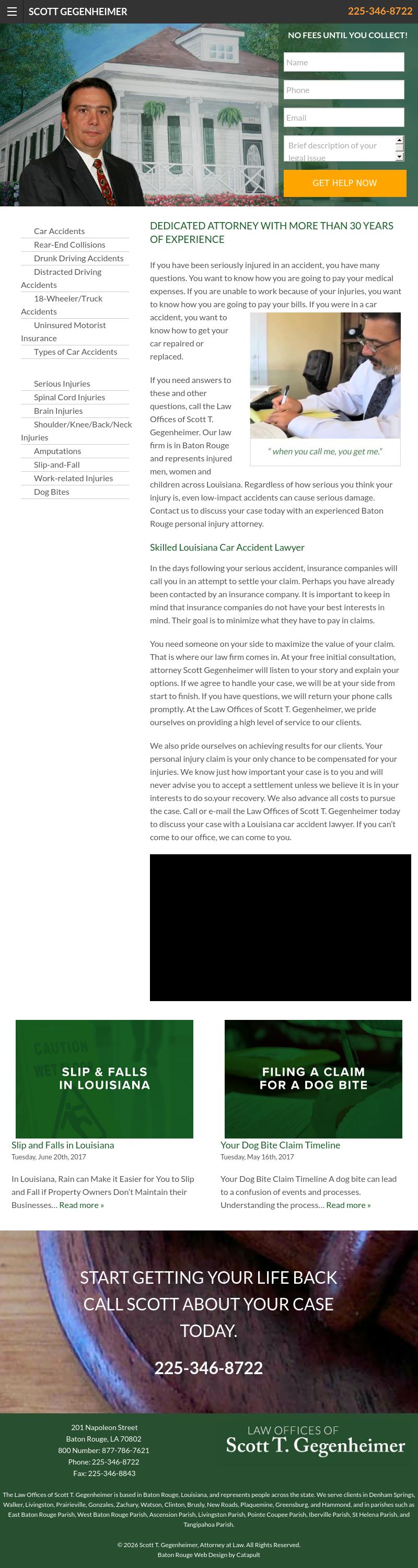 Gegenheimer, Scott T - Baton Rouge LA Lawyers