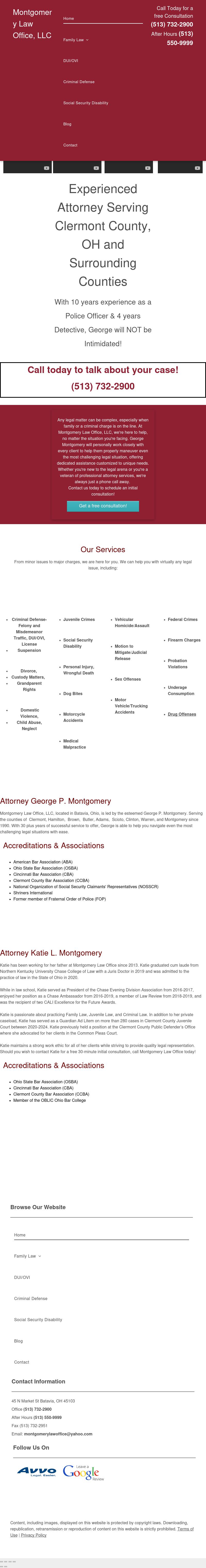 George P Montgomery - Batavia OH Lawyers