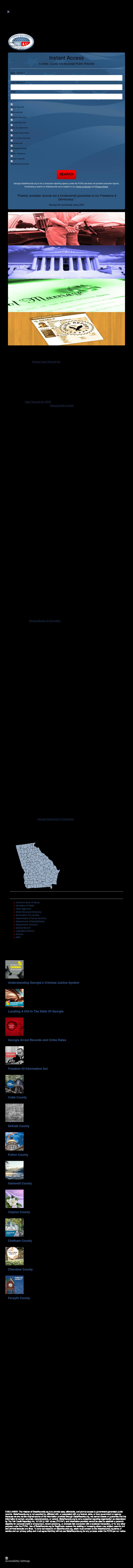 Georgia State Records - Atlanta GA Lawyers