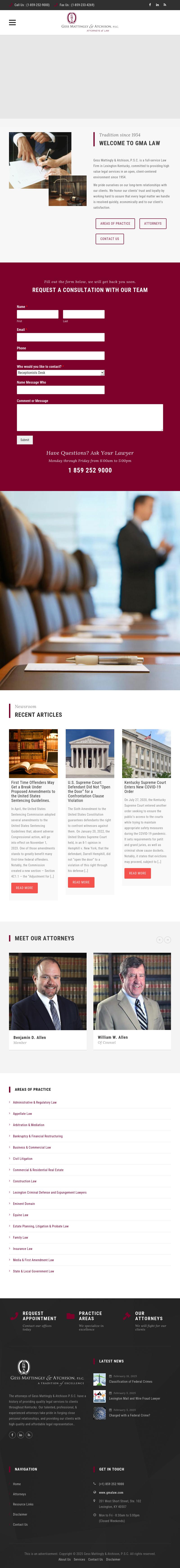 Gess Mattingly & Atchison PSC - Lexington KY Lawyers