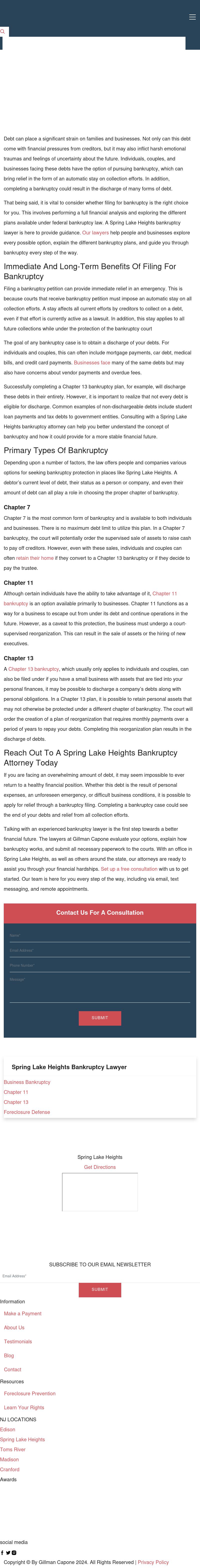 Gillman, Bruton, Capone Law Group - Spring Lake Heights NJ Lawyers