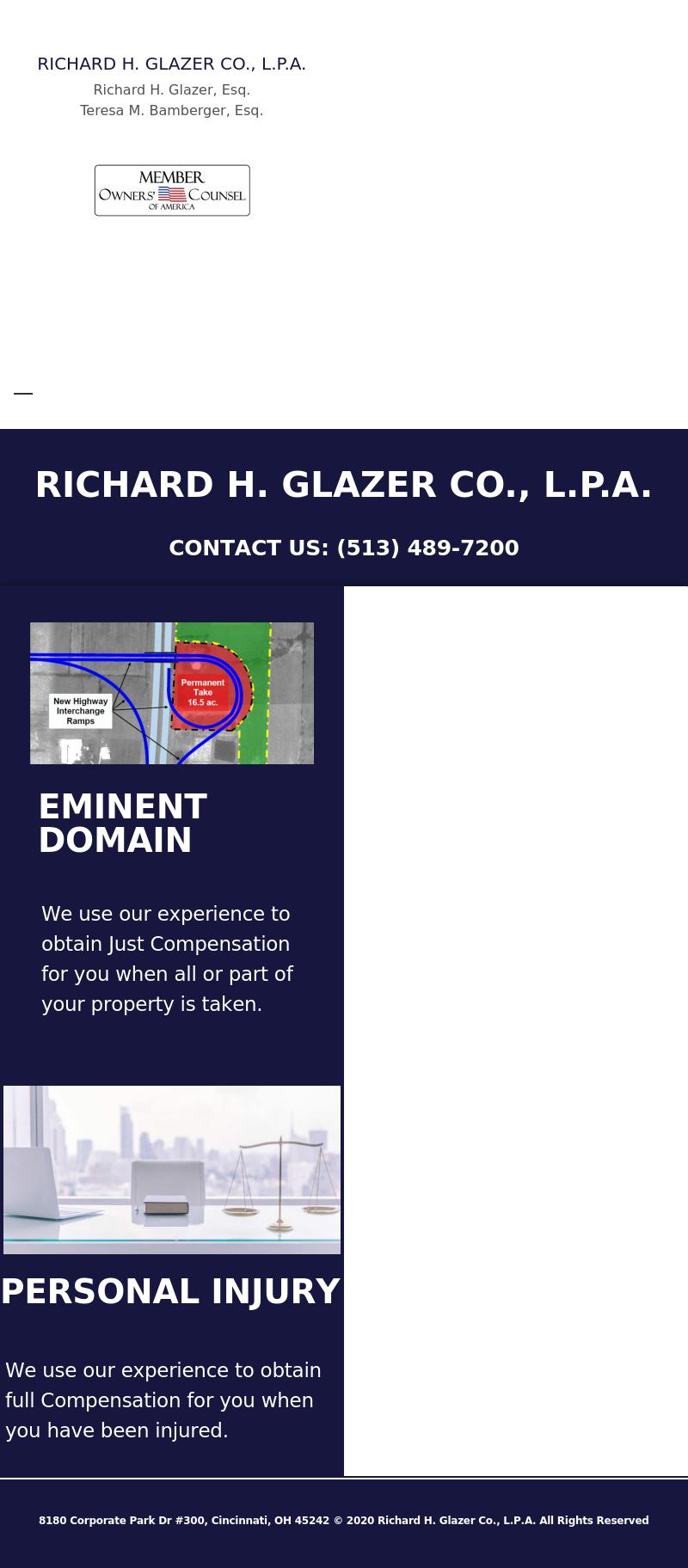 Glazer Richard H Co LPA - Cincinnati OH Lawyers