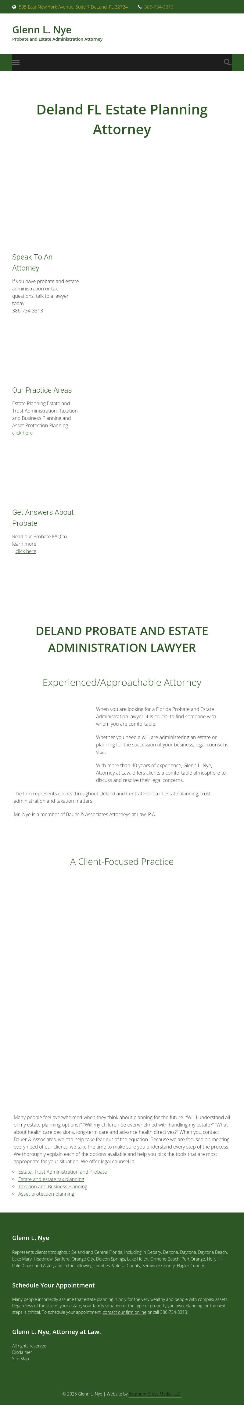 Glenn Lee Nye, Attorney at Law - Deland FL Lawyers