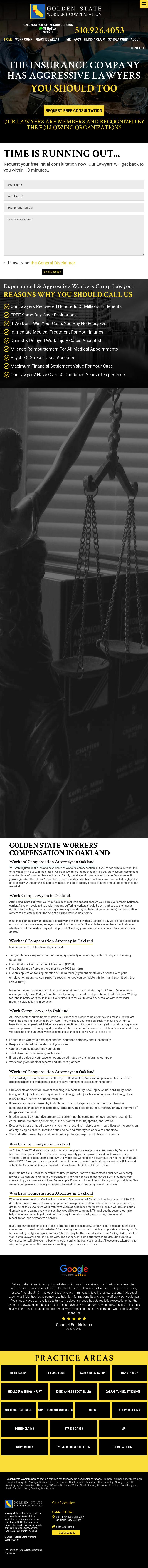 Golden State Workers Compensation Attorneys_Oakland - Oakland CA Lawyers
