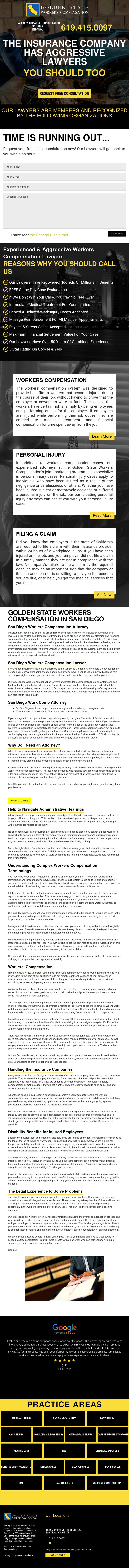 Golden State Workers Compensation Attorneys_San Diego - San Diego CA Lawyers