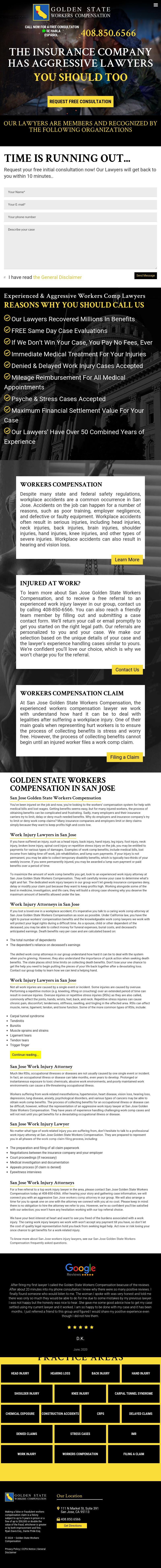Golden State Workers Compensation Attorneys_San Jose - San Jose CA Lawyers