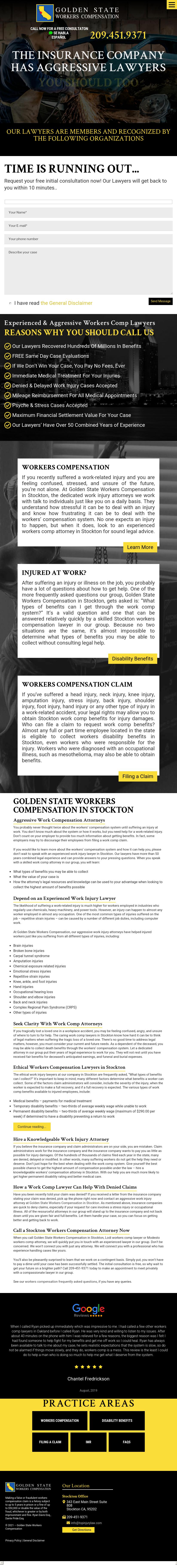 Golden State Workers Compensation Attorneys_Stockton - Stockton CA Lawyers