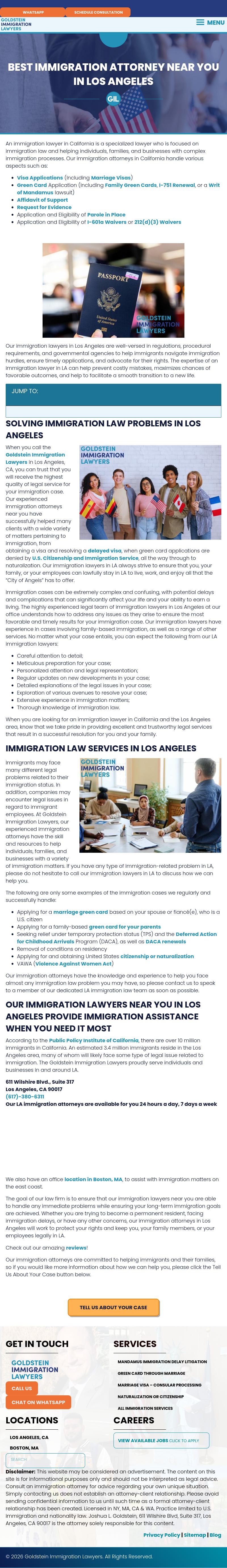 Goldstein Immigration Lawyers - Los Angeles CA Lawyers