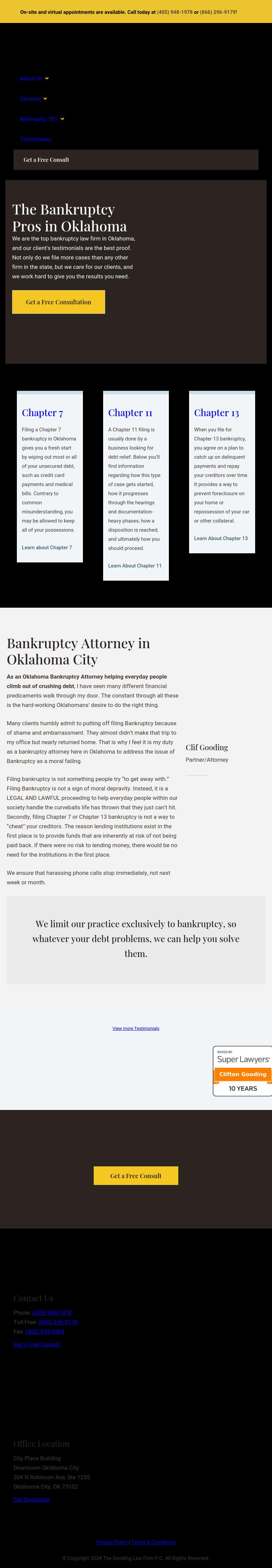 Gooding Law Firm - Oklahoma City OK Lawyers