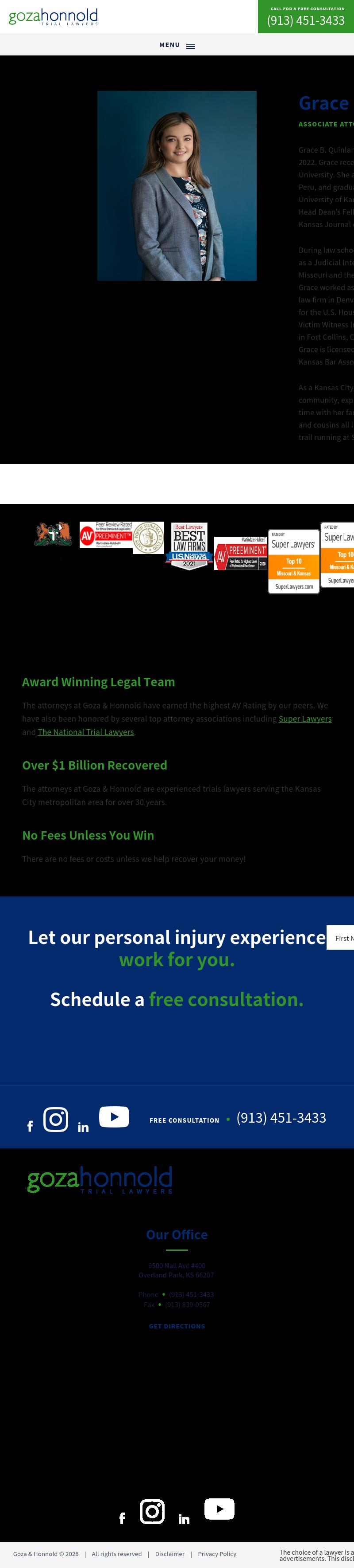 Grace Quinlan - Overland Park KS Lawyers