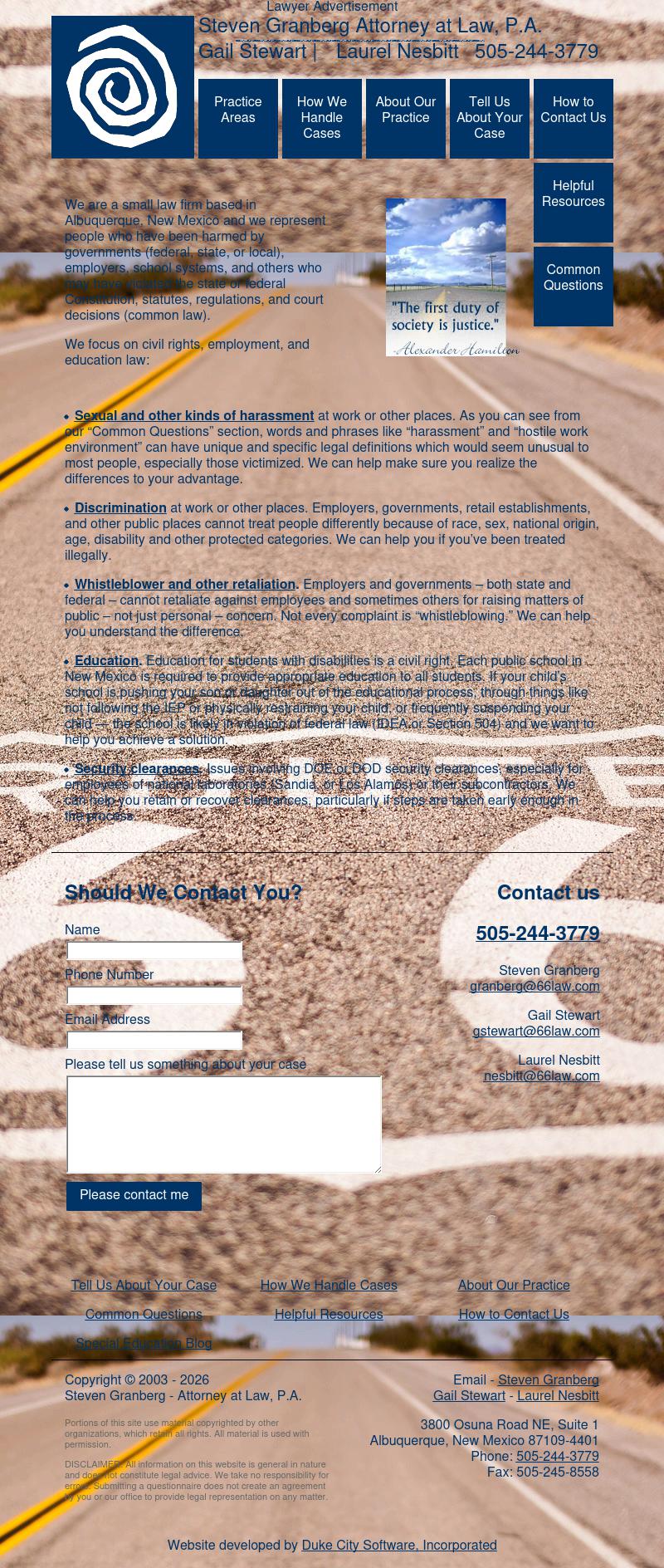 Granberg & Stewart - Albuquerque NM Lawyers