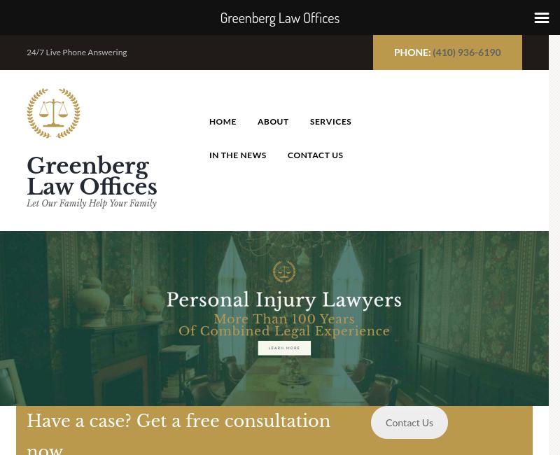 Greenberg Law Offices - Baltimore MD Lawyers