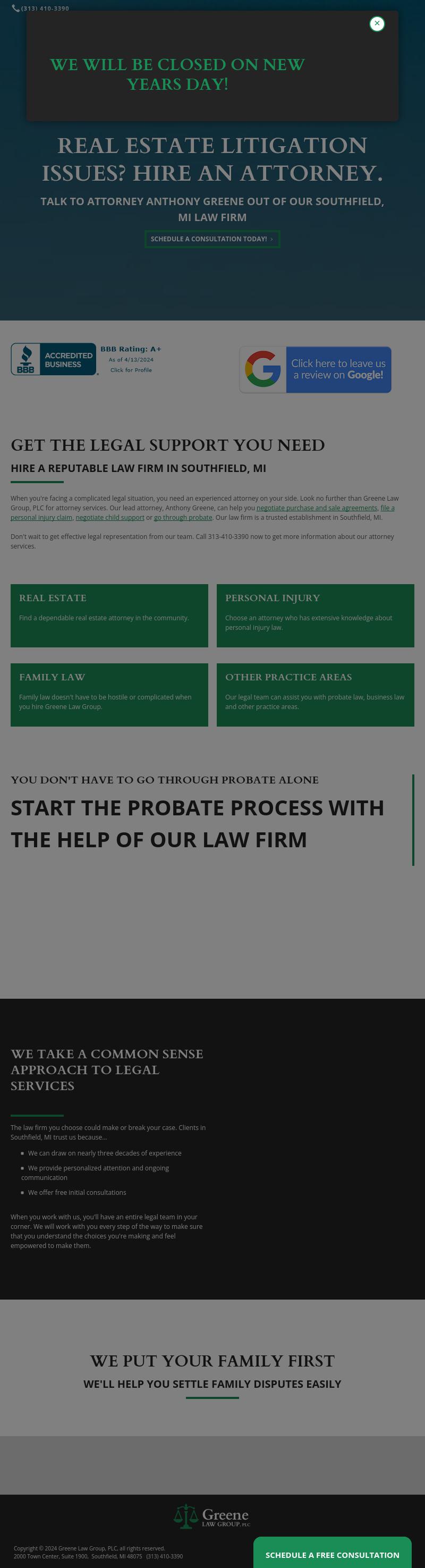 Greene Law Group, PLC - Ann Arbor MI Lawyers