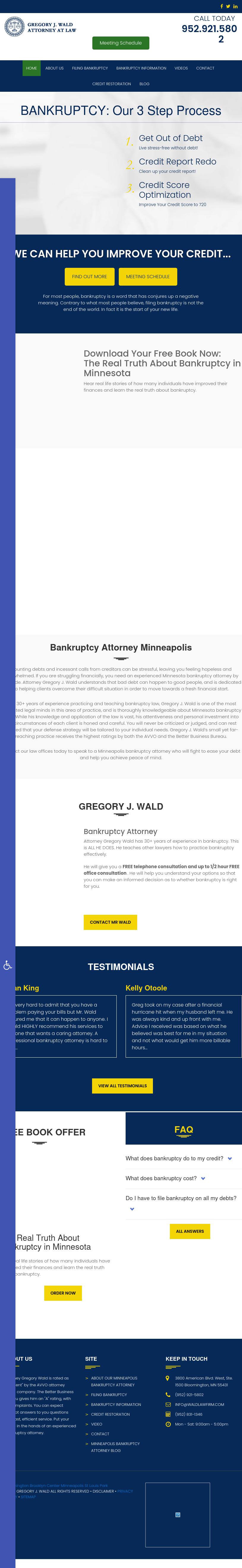 Gregory J. Wald, Attorney at Law - Minneapolis MN Lawyers