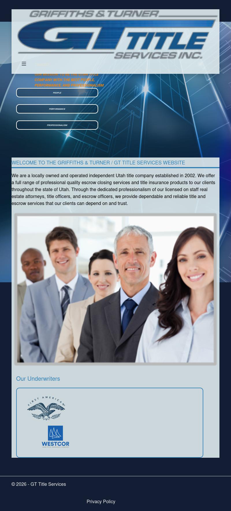 Griffiths & Turner / GT Title Services - Salt Lake City UT Lawyers