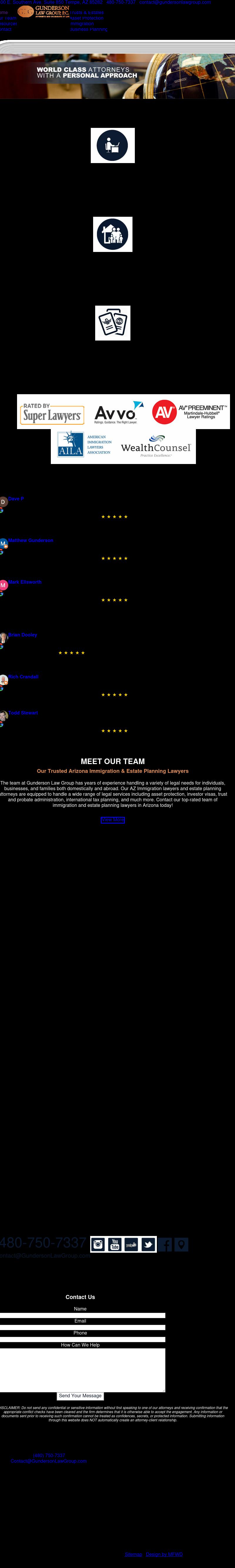 Gunderson Law Group, P.C. - Tempe AZ Lawyers