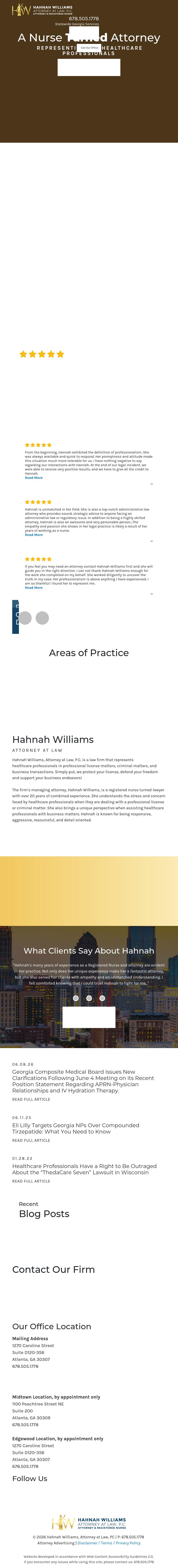 Hahnah Williams - Atlanta GA Lawyers