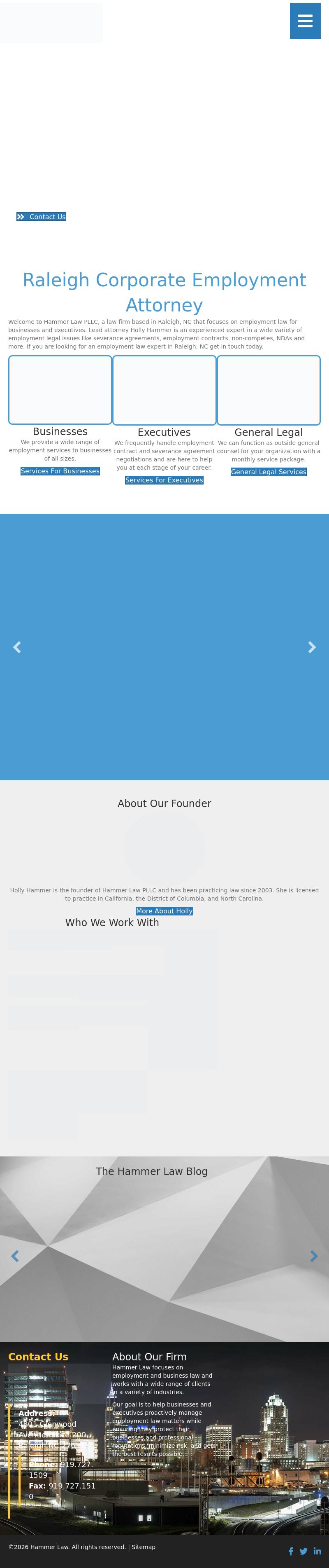 Hammer Law PLLC - Raleigh NC Lawyers